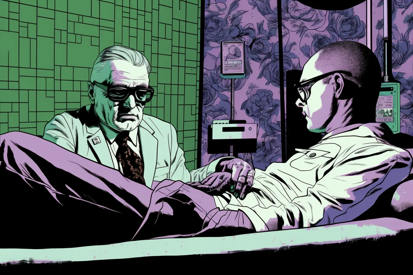 An illustrative portrait of Dr. James S. Ketchum
