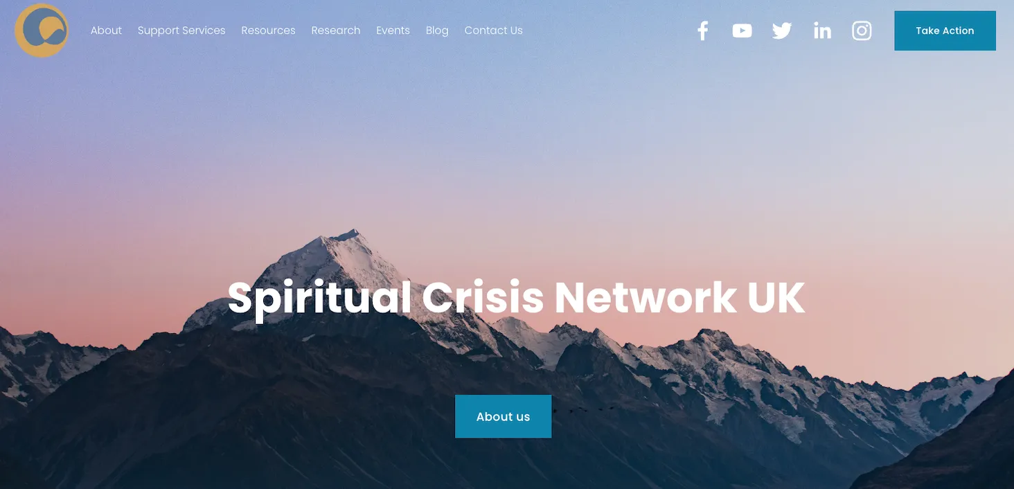 Spiritual Crisis Network UK Website