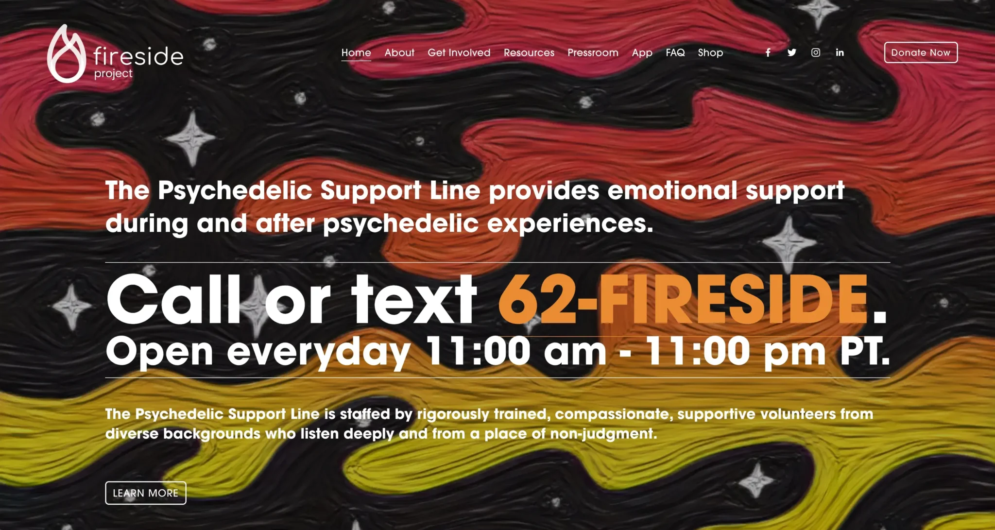 Fireside website