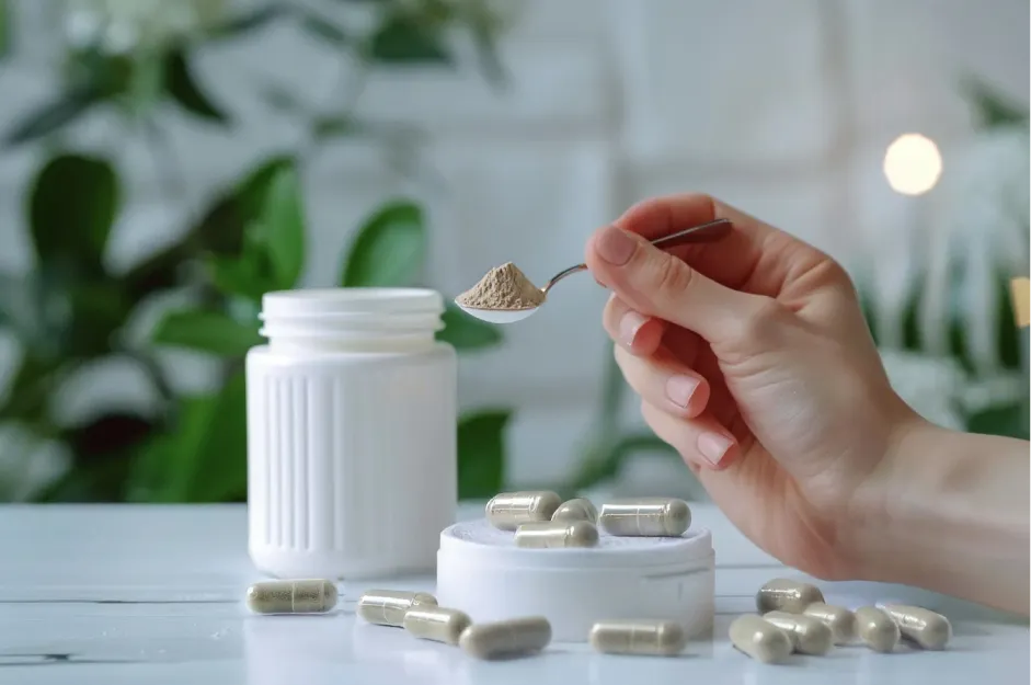 Filling Capsules with Mushroom Powder