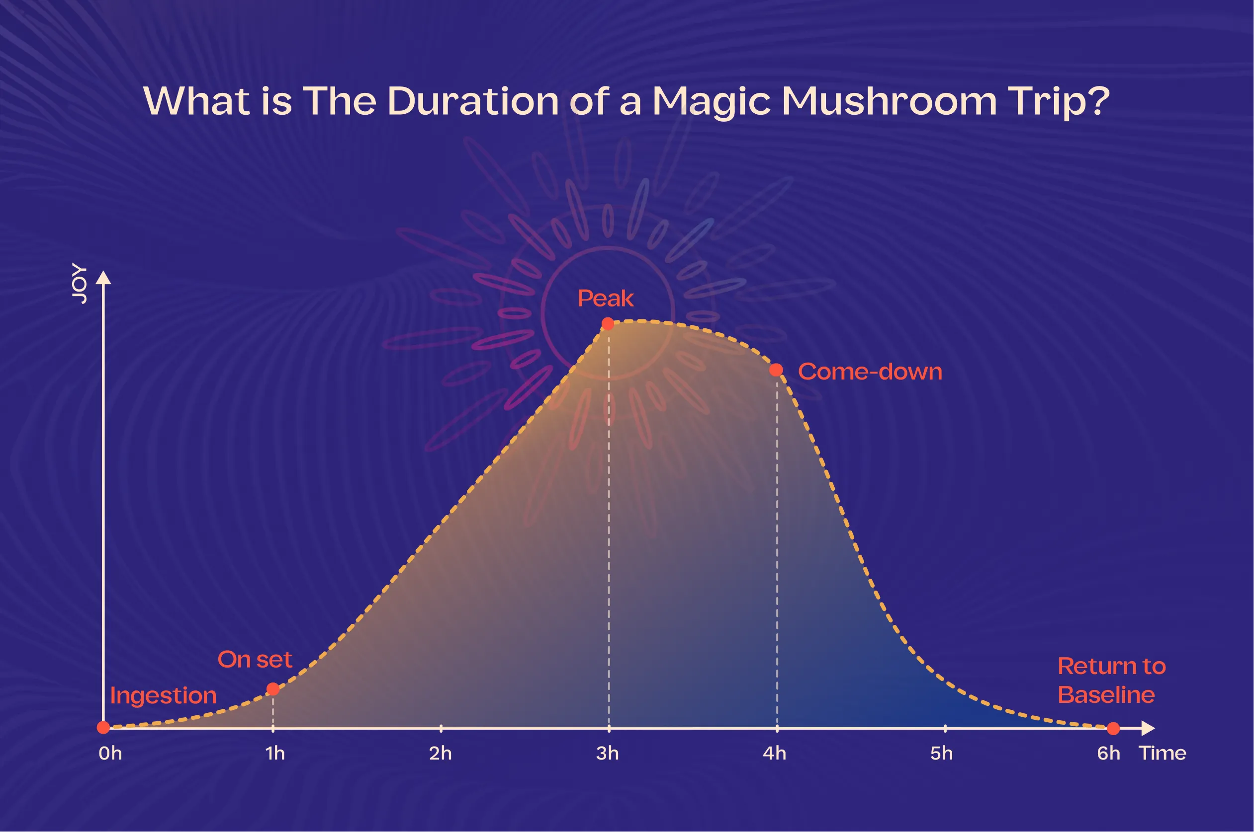What is the duration of a Magic Mushroom Trip
